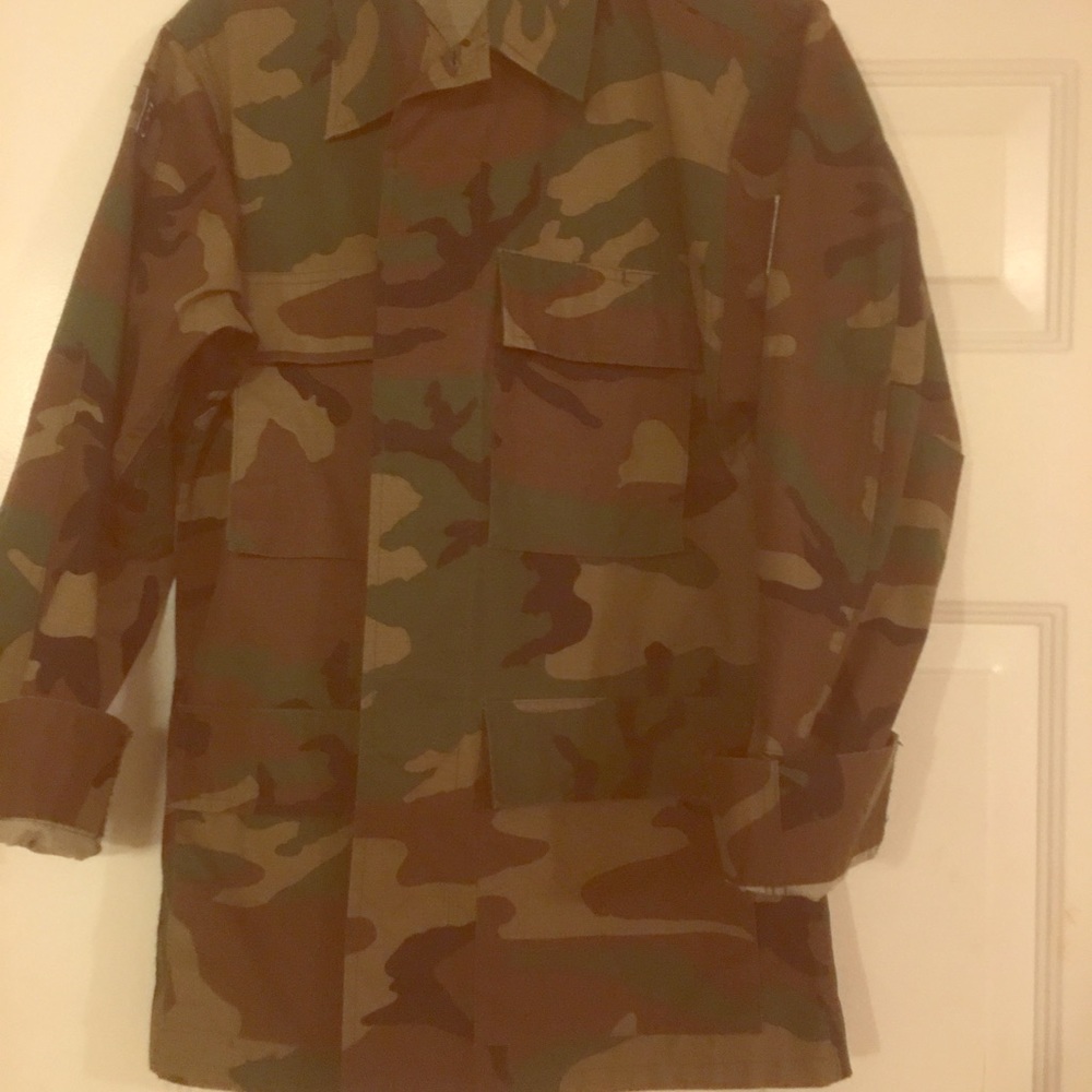 Camo Mid thigh Coat